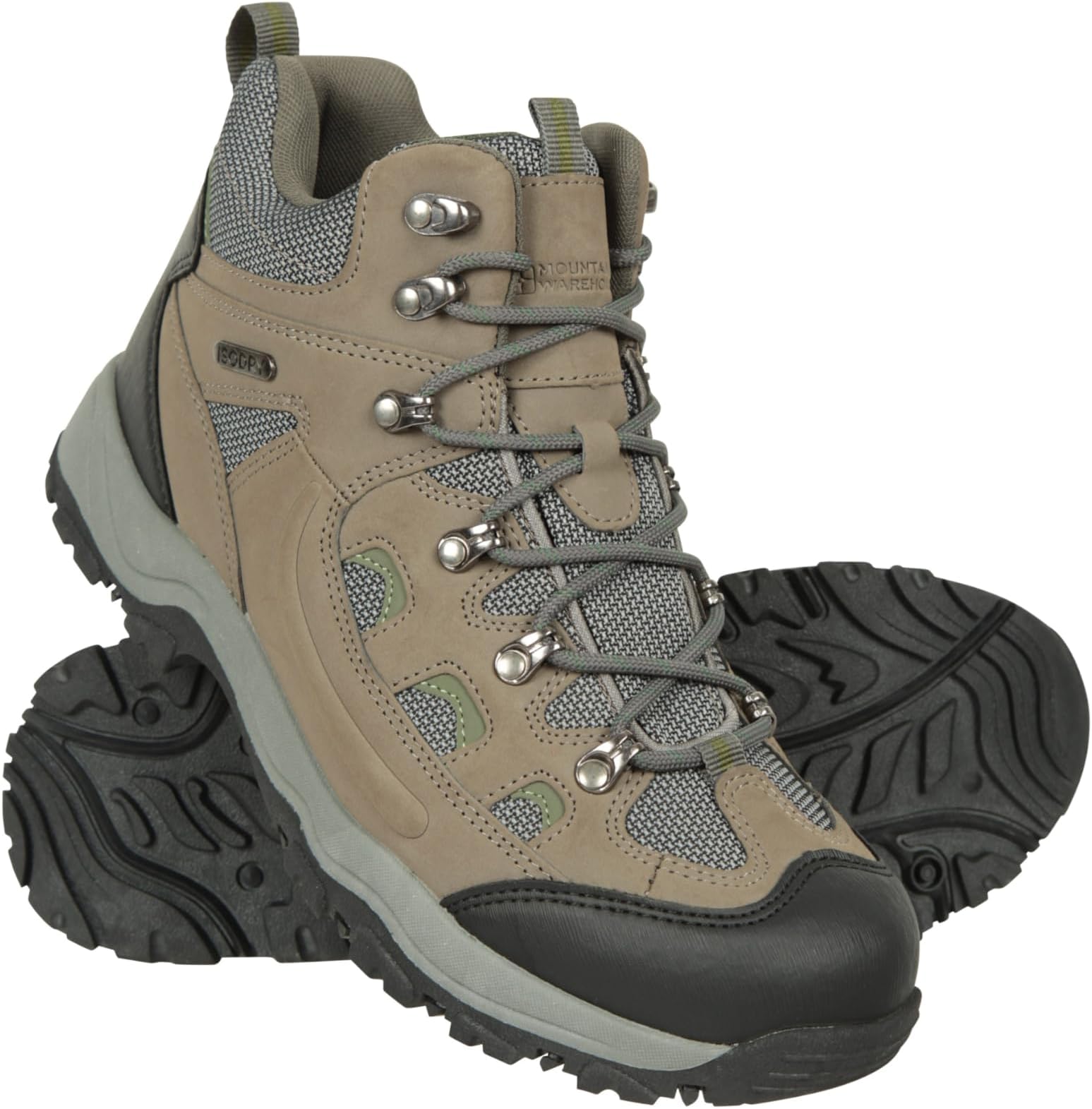 Sponsored Ad – Adventurer Mens Waterproof Boots - IsoDry Shoes with Synthetic Upper, Mesh Lining, Deep Lugs & EVA Cushioning - Spring Summer, Hiking & Outdoors