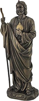 Things2Die4 Bronzed St. Jude Statue 8 in.