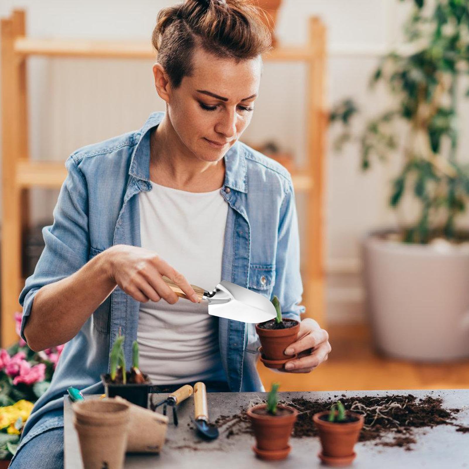 Kit Giardinaggio KIMIGO 41 Pezzi - Attrezzi Per Piante, Bonsai E Interni - Foto 6