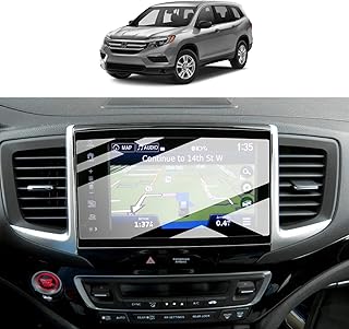 SKTU Screen Protector Foils for 2016-2018 Pilot Passort 2016-2020 Ridgeline Navigation Display Hond a Pilot Accessories 9H Hardness Anti-Explosion & Scratch HD Clear GPS LCD Touch 2016 2017 2018 Hond a Pilot Screen Protector (2016-2018 Pilot)