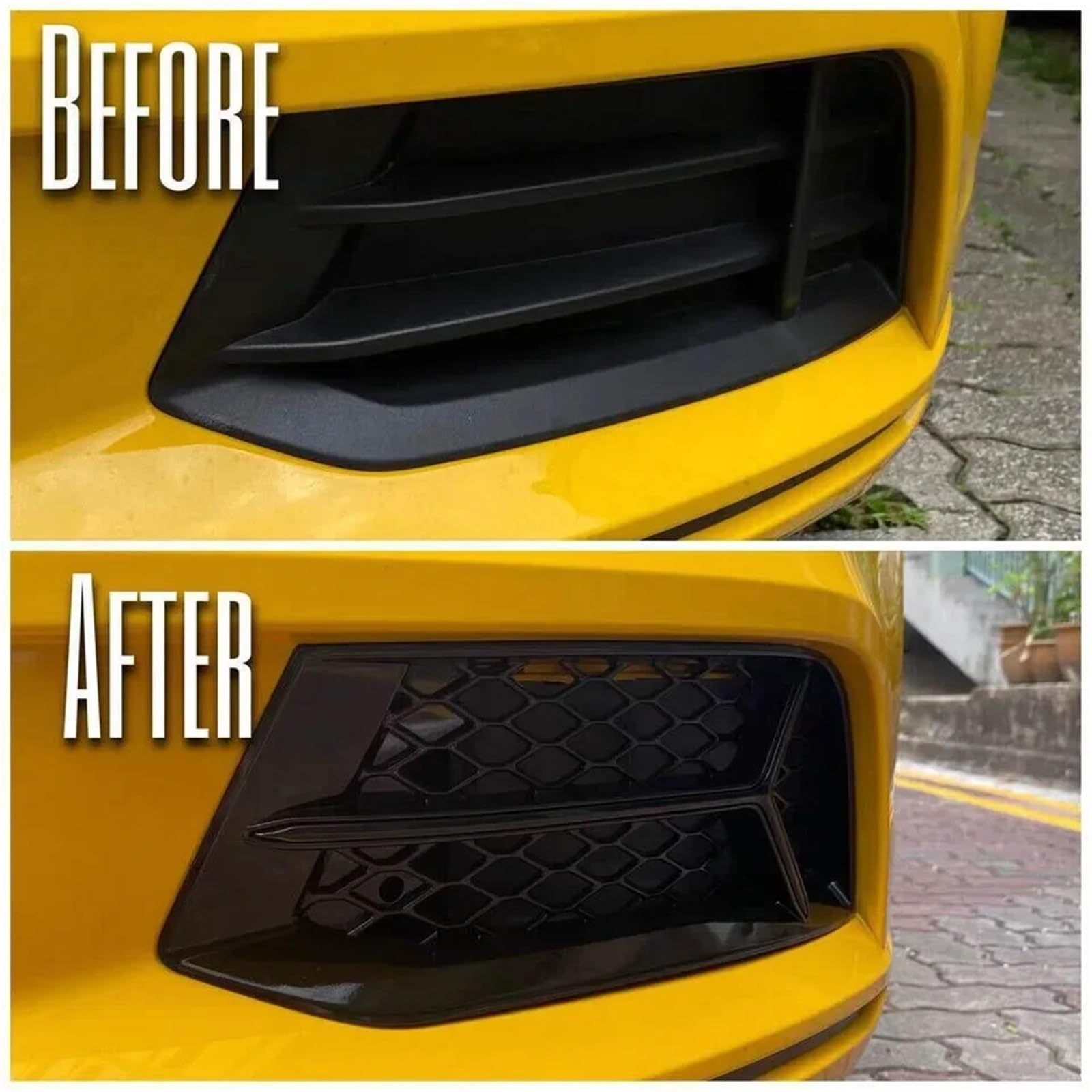 HONEYCOMB compatibile con Audi A3 2017 2018 2019 2020 griglia di copertura fendinebbia paraurti anteriore auto griglia lampada stile racing accessori auto