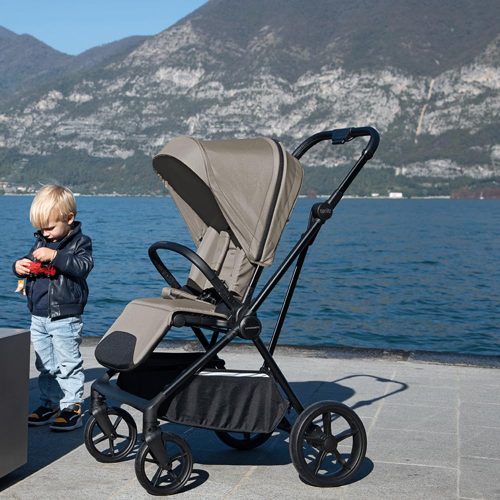 Foppapedretti Spritz I-Size System Modulare Combinato Passeggino Navicella Seggiolino Auto Titanium