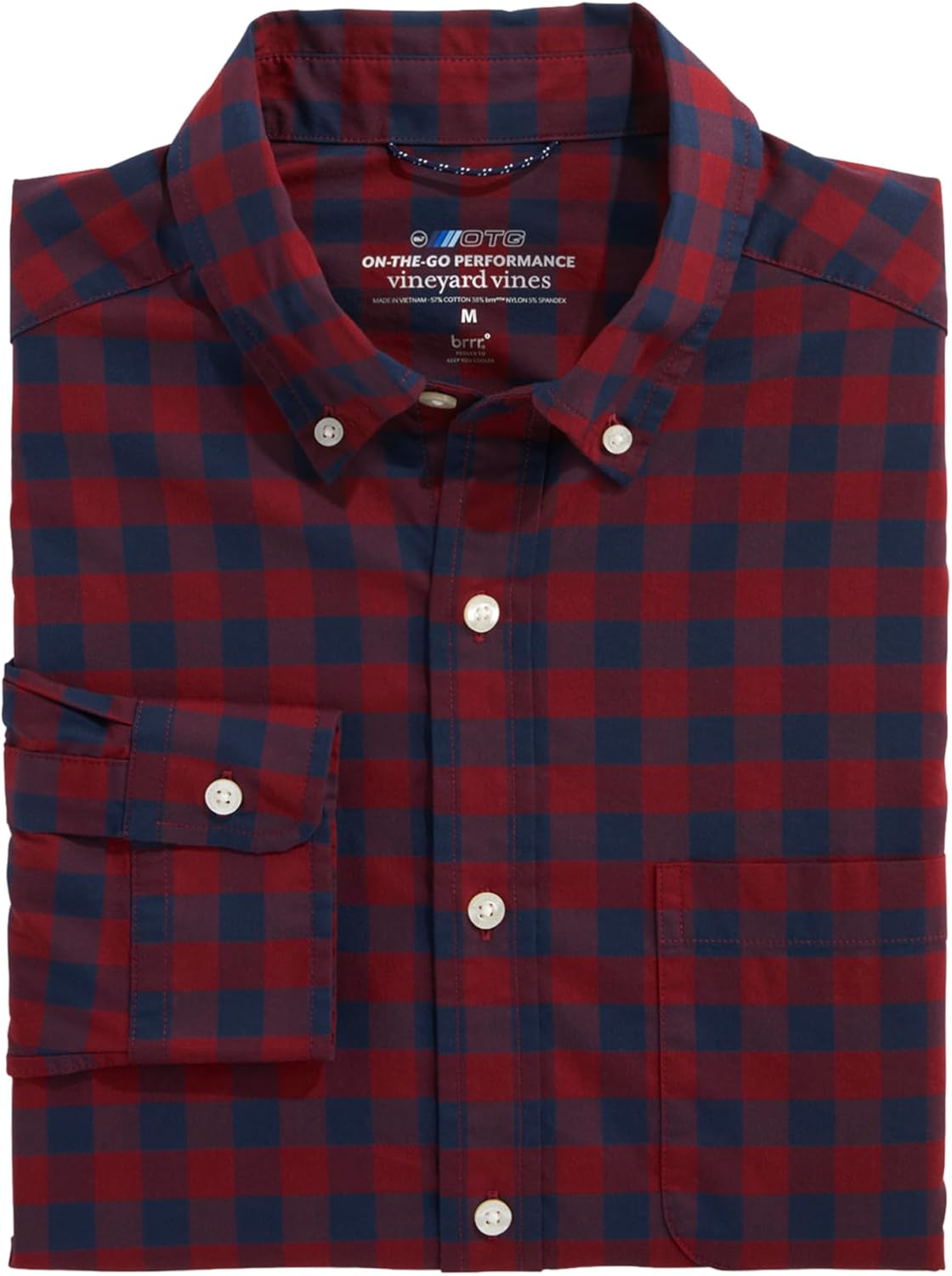 Vineyard Vines Mens On-The-go Brrrº Plaid Shirt - Image 2