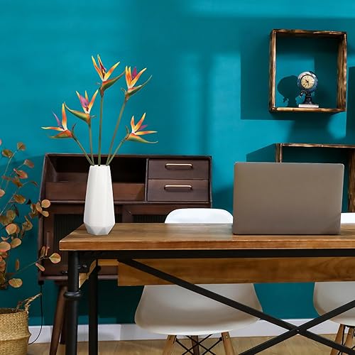 Miniatura 6 de Hanaive 20 plantas artificiales de pájaro del paraíso de 24 pulgadas, flores tropicales hawaianas de goma Strelitzia para el hogar, jardín, oficina,