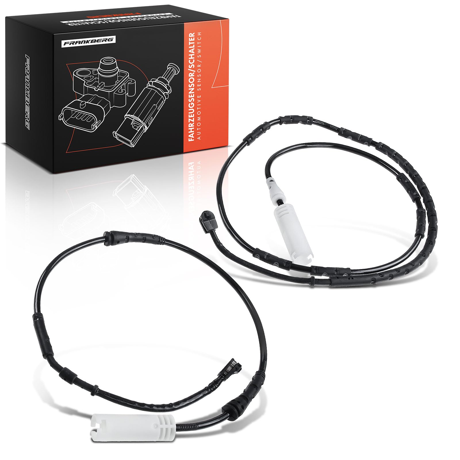 Frankberg 2 contacts d'avertissement d'usure des plaquettes de frein, | avant Compatible avec: Série 1 Cabriolet E88, Série 1 E81, Coupé Série 3 E92, Série 3 Touring E91, Série 3 Cabriolet E93