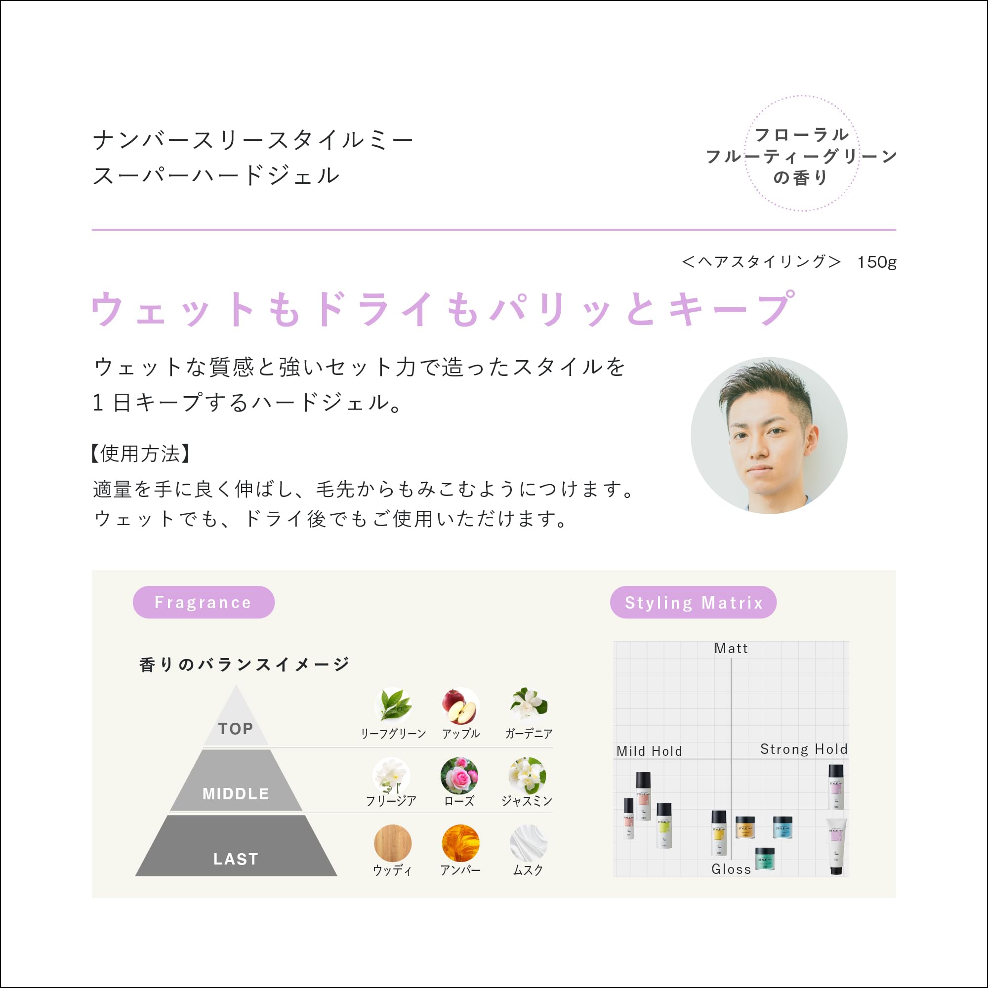 Amazon | ナンバースリー スタイルミー スーパーハードジェル 7 150g