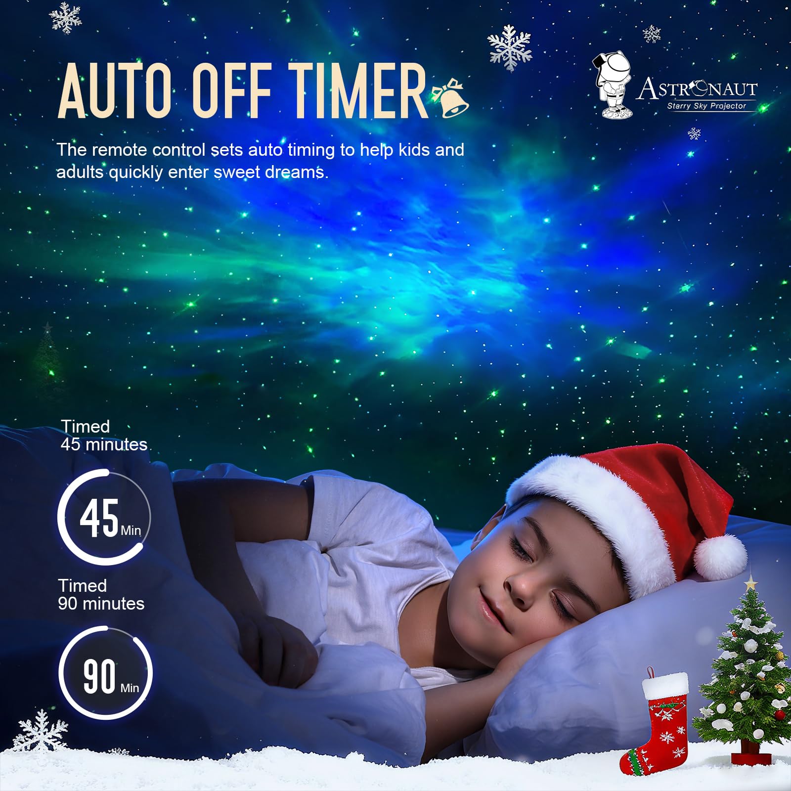 Star Projector Galaxy Night Light - Astronaut Space Projector, Starry Nebula Ceiling LED Lamp with Timer and Remote, Kids Room Decor Aesthetic, for Christmas & Birthdays: Cherry