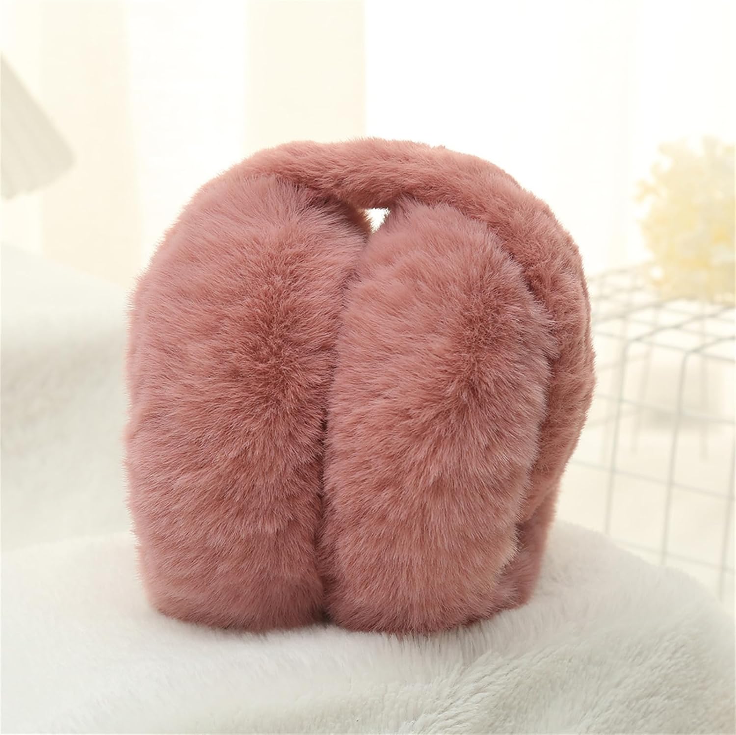 Furry Ear Muffs For Adulut Women Men Unisex Ear Protectors Windproof Plush Earmuff For Kids Winter Warm Ear Warmers