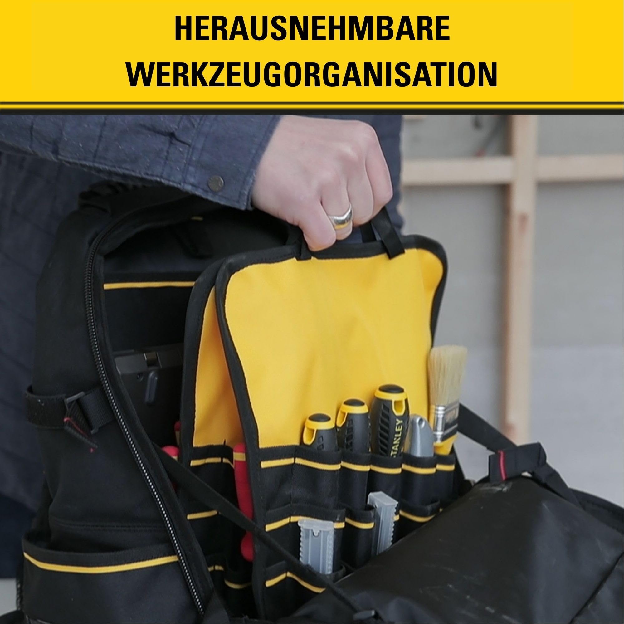 STANLEY FATMAX Schwerlast-Werkzeugrucksack, 1-95-611