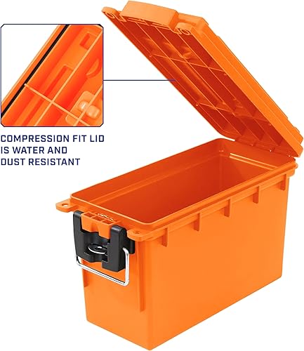 Miniatura 133 de Sheffield 12632 - Caja apilable para munición calibre .30, resiste al agua y al polvo, con cerradura y asa, para equipo de caza, suministros