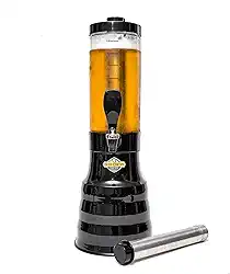 Torre Chopp 2 L Base Giratória Copo Removível 2 Refil Preto