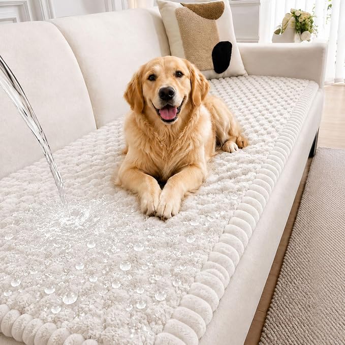 Couch Cover for Dogs with Non-Slip Sticks, Washable Sofa Protector Review