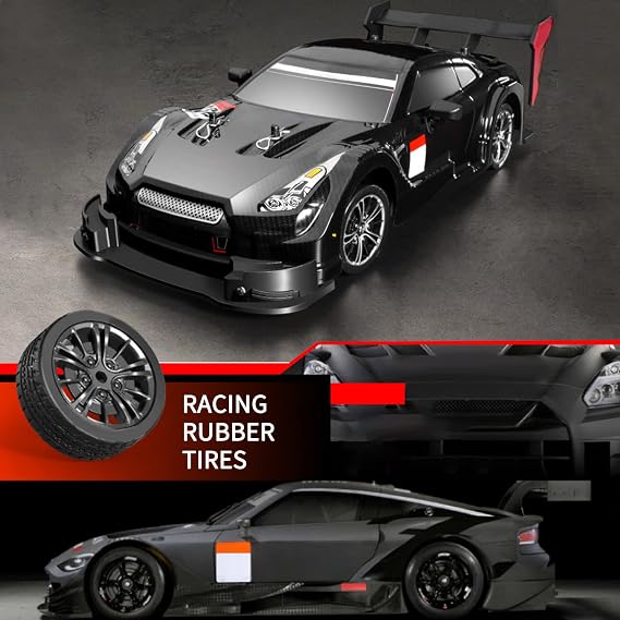 Goolsky Remote Controlled Car RC Drift Car 1/16 Drift Car 2.4GHz 4WD 40km/h RC Car High Speed Gift RTR