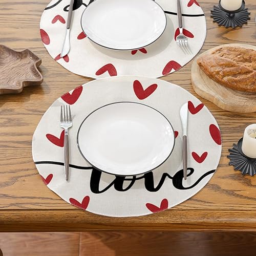 Miniatura 23 de Siilues Camino de mesa para el día de San Valentín, decoración de San Valentín, decoración de San Valentín para mesa, decoración de vacaciones