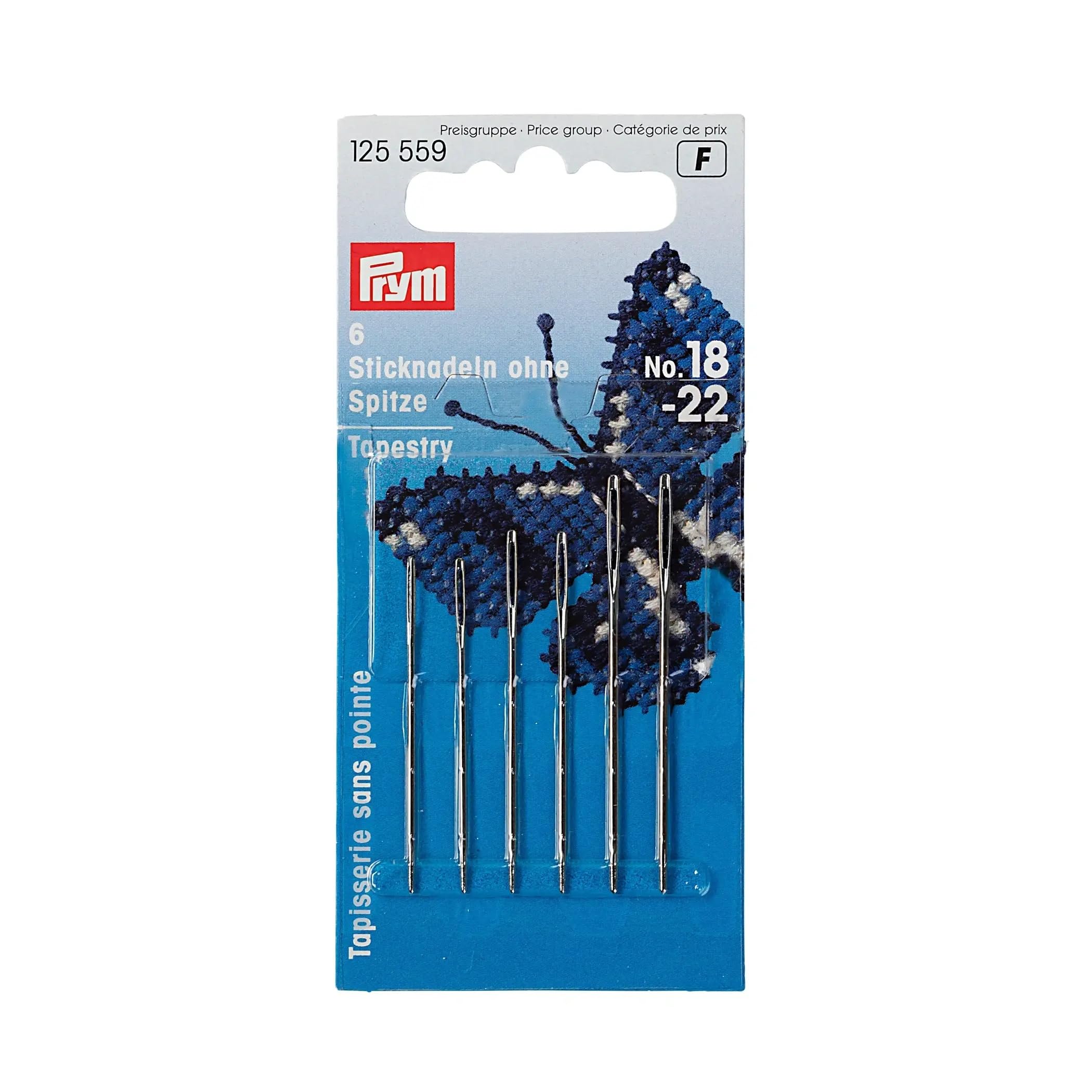 Prym Assorted Tapestry Needles, Gold Eye