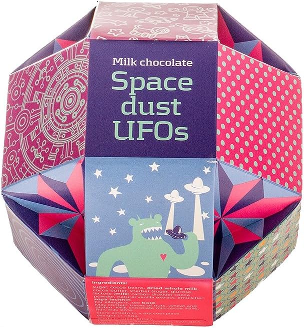 Artisan du Chocolat Milk Chocolate Space Dust UFOs 105 g