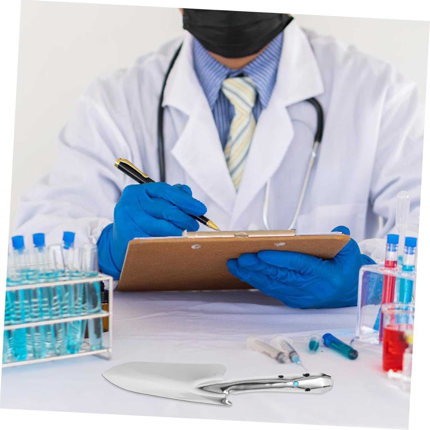 PRETYZOOM 5pcs Mini Hand Shovel Soil Sampling Tool for Gardening Stainless Steel Edging Shovel for Soil Sampling and Transplanting