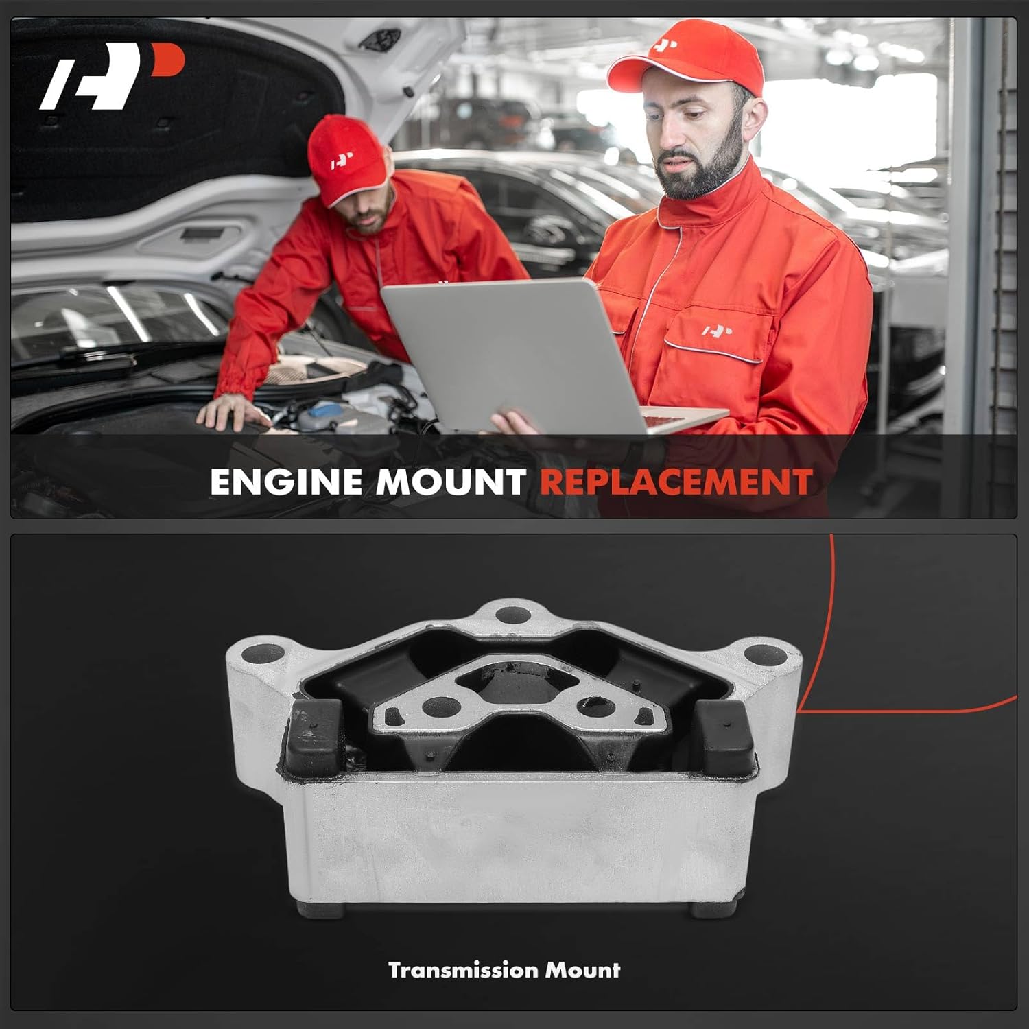 A-Premium Transmission Mount Compatible with Lincoln Aviator 2020 2021 2022 2023 3.0L, Automatic Transmission, RWD