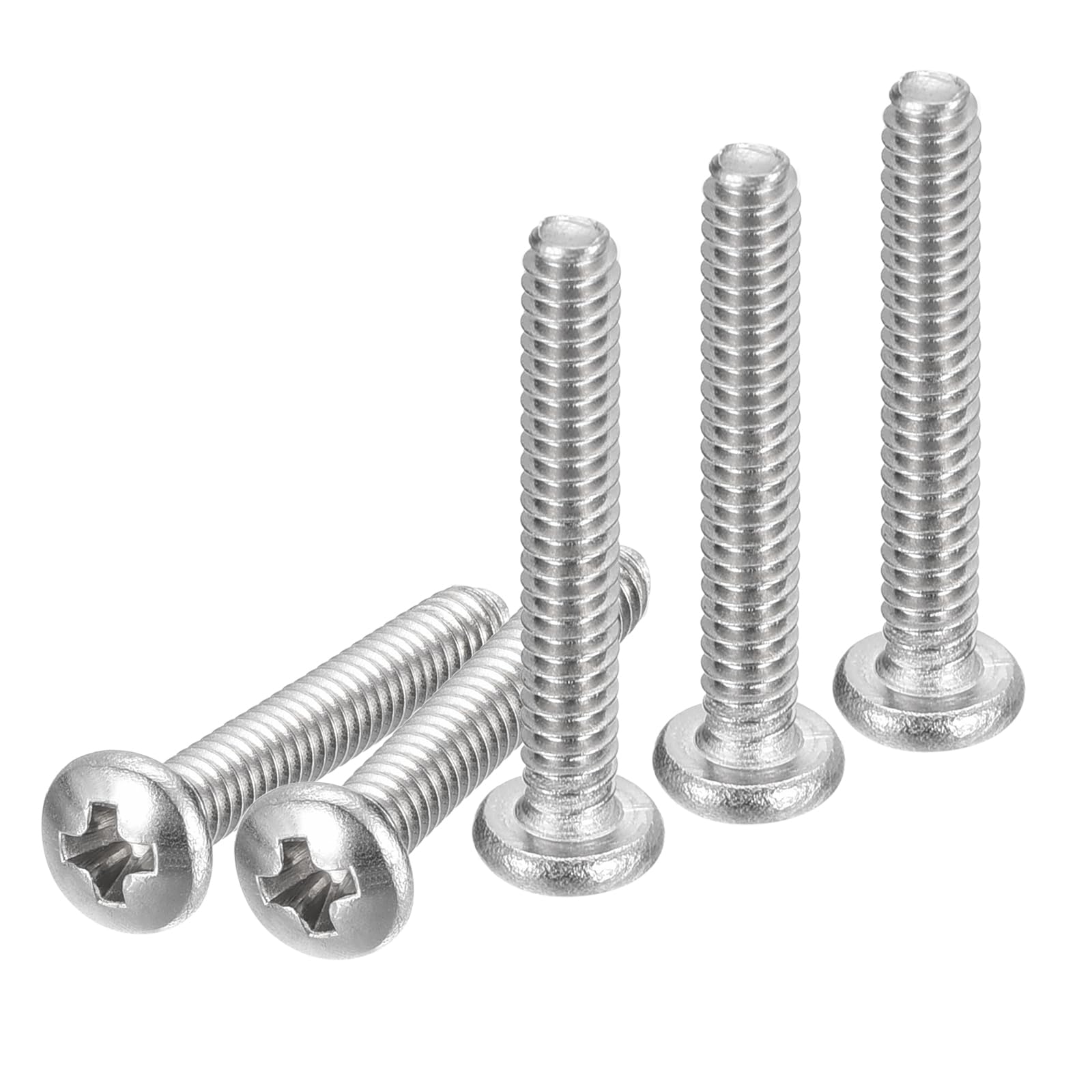 Stainless Steel Machine Screws - 100 Pack #4-40 -10
