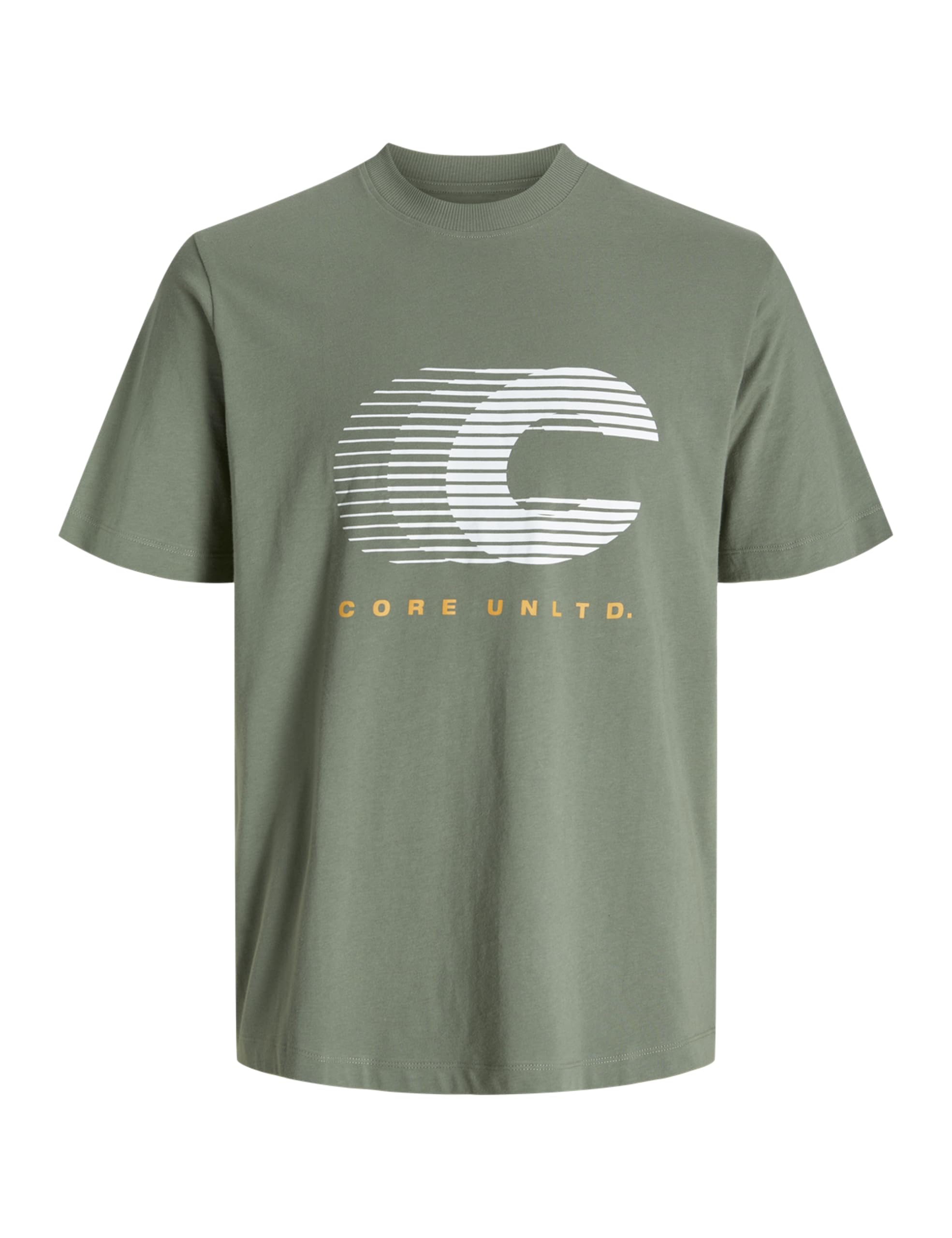 Jack & Jones Jcovibrant Tee SS Crew Neck Styd Aw24, Sea Spray, XL