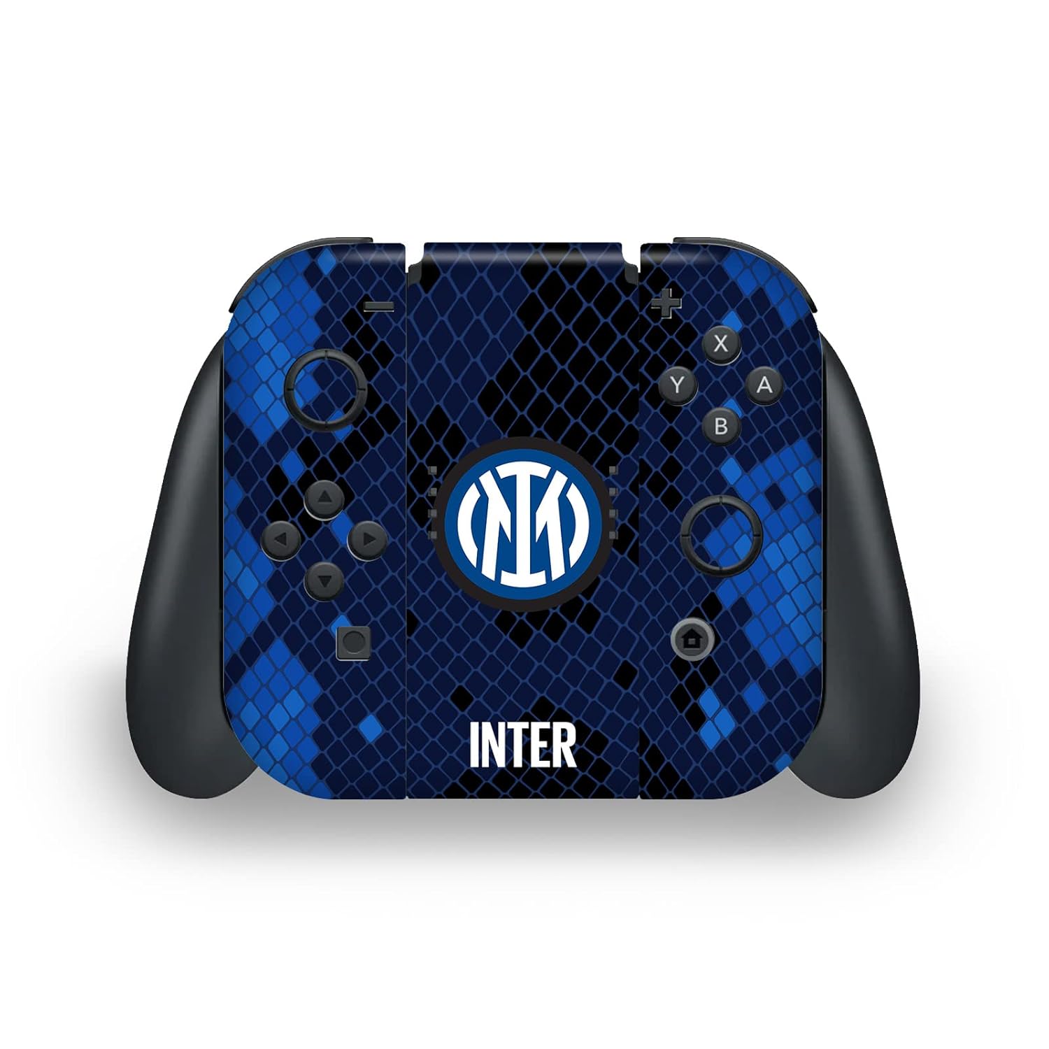 Head Case Designs Officially Licensed Inter Milan Home 2021/22 Crest Kit Vinyl Sticker Gaming Skin Decal Cover Compatible With Nintendo Switch OLED Bundle