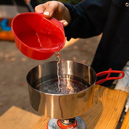 Miniatura 9 de Coghlan's Kit de 4 piezas de acero inoxidable para desastre  Juego de utensilios de cocina ligeros para camping, senderismo y aventuras al aire