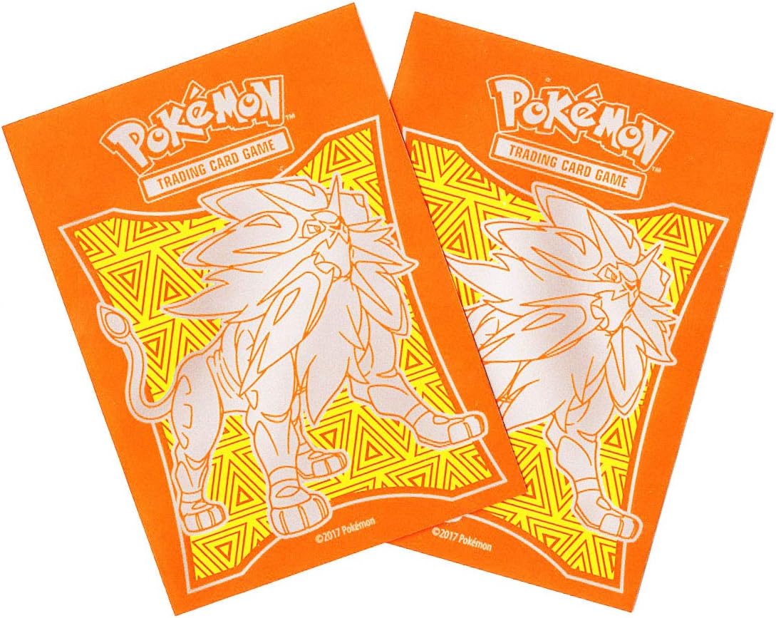 Sun Moon Solgaleo Official Card Sleeves - Tournament Legal - Pack of 65 Count - Elite Trainer Box Exclusive