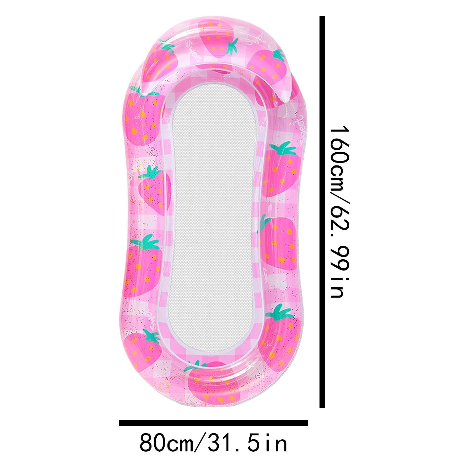 Salon flottant de piscine, chaise longue portable résistante et épaisse – Chaise flottante de piscine et lit bronzant – Pour été, natation, lac, rivière, fête, jeux, bronzage, bar, quai, intérieur