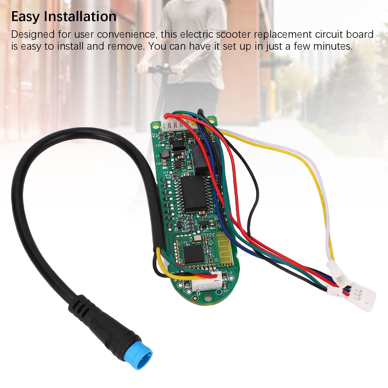 BuyWeek Tablero de Instrumentos Placa de Circuito para Xiaomi M365 Pro/Pro 2/1S Bluetooth de Aleación de Aluminio de ABS para Patinete Eléctrico