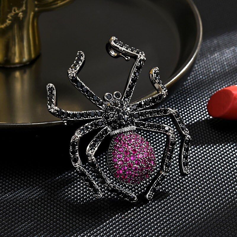 Image of Animal Brooch for Women Girls 18k Gold Plated Animal Brooch Pin Rhinestone Animal Brooch Lapel Pin Jewelry Thanksgiving Day Birthday Wedding Gifts for Mom Wife