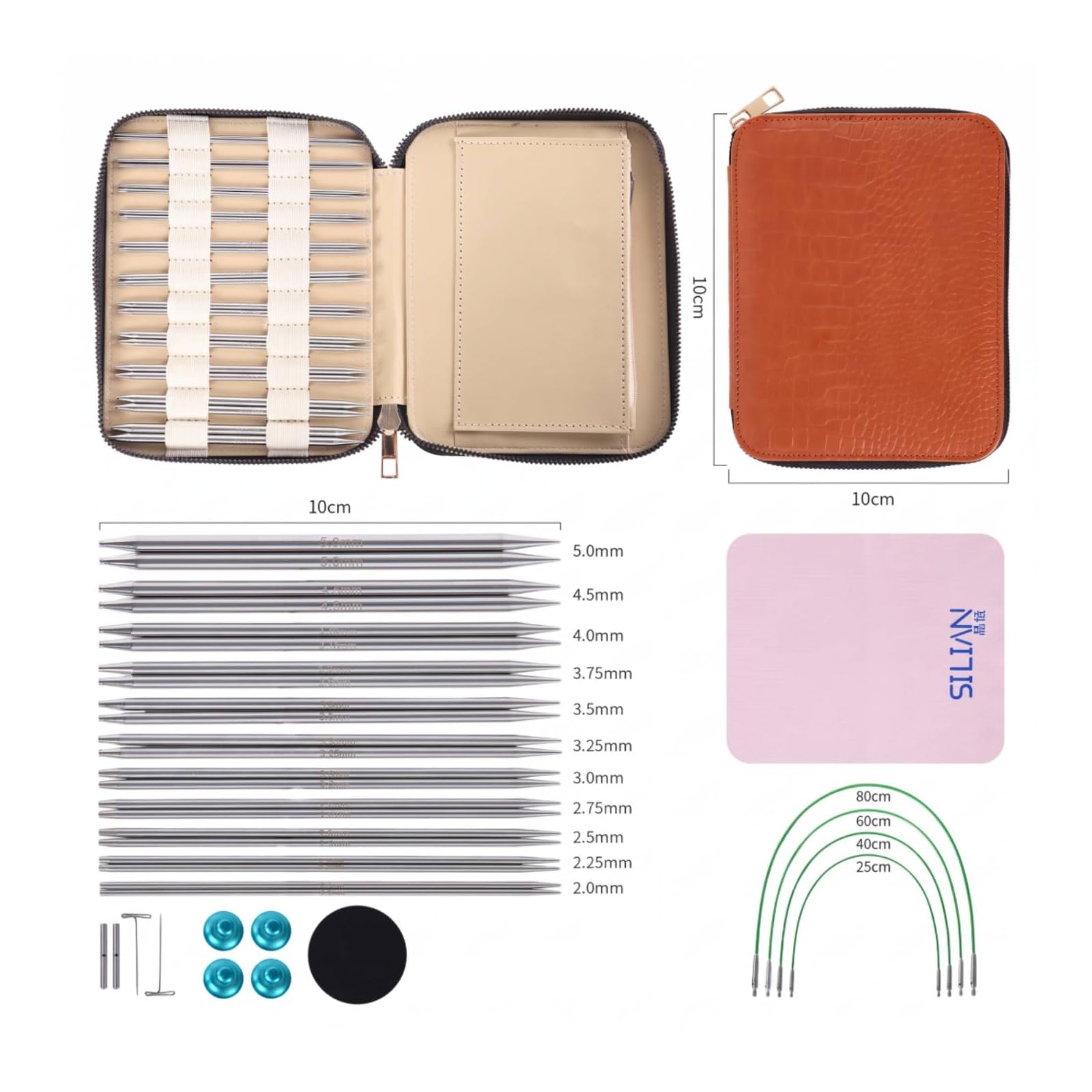 Kit Agujas Tejer Intercambiables