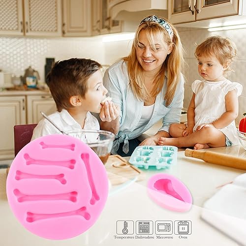 Miniatura 5 de ZiXiang Moldes de silicona de cabeza de toro, molde de fondant de cabeza de calavera, molde de hueso de esqueleto, cabeza de cuervo, calavera de