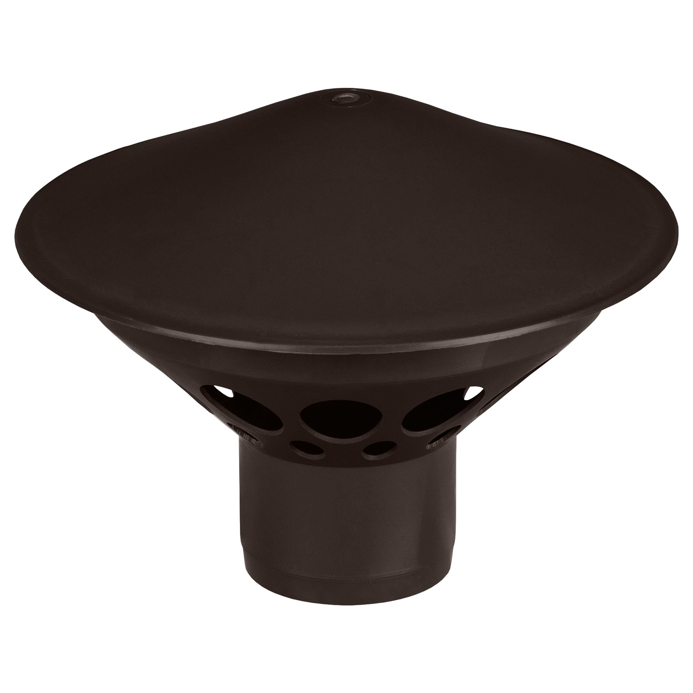 Pl Brown Vent Cowl 50Mm Waste Pipe Terminal Valve Soil Pipe Air Vent Mushroom Vent Cap