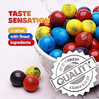 Vista 6 de Bolas de chicle para máquina de chicles - Mezcla de bayas de 1 pulgada de bolas de chicle a granel - Repuestos de máquina de chicles - Chicle - 2.4