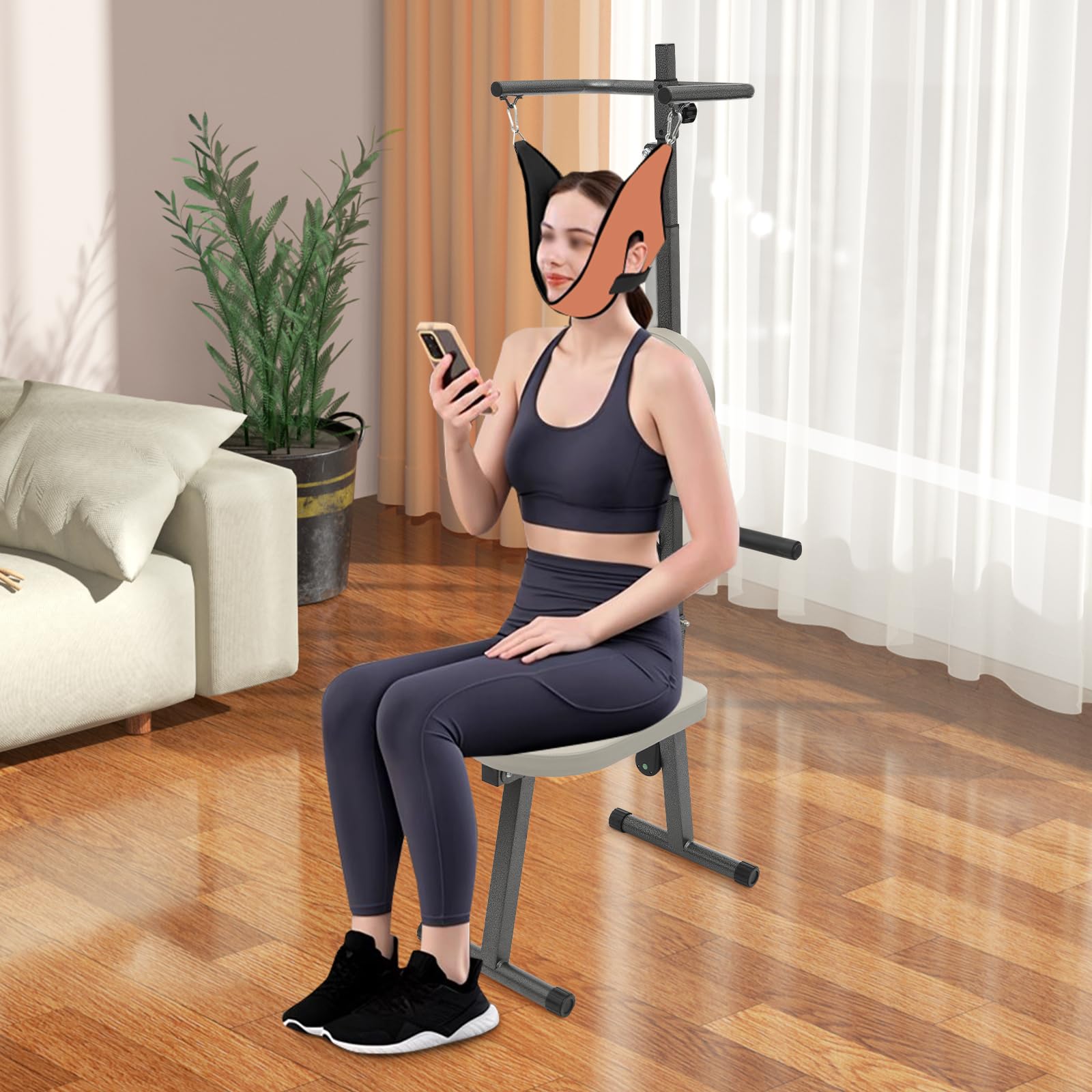 Chaise de traction électrique, chaise de traction pliable, pour la colonne cervicale, la colonne cervicale, l'orthèse pour les établissements de santé