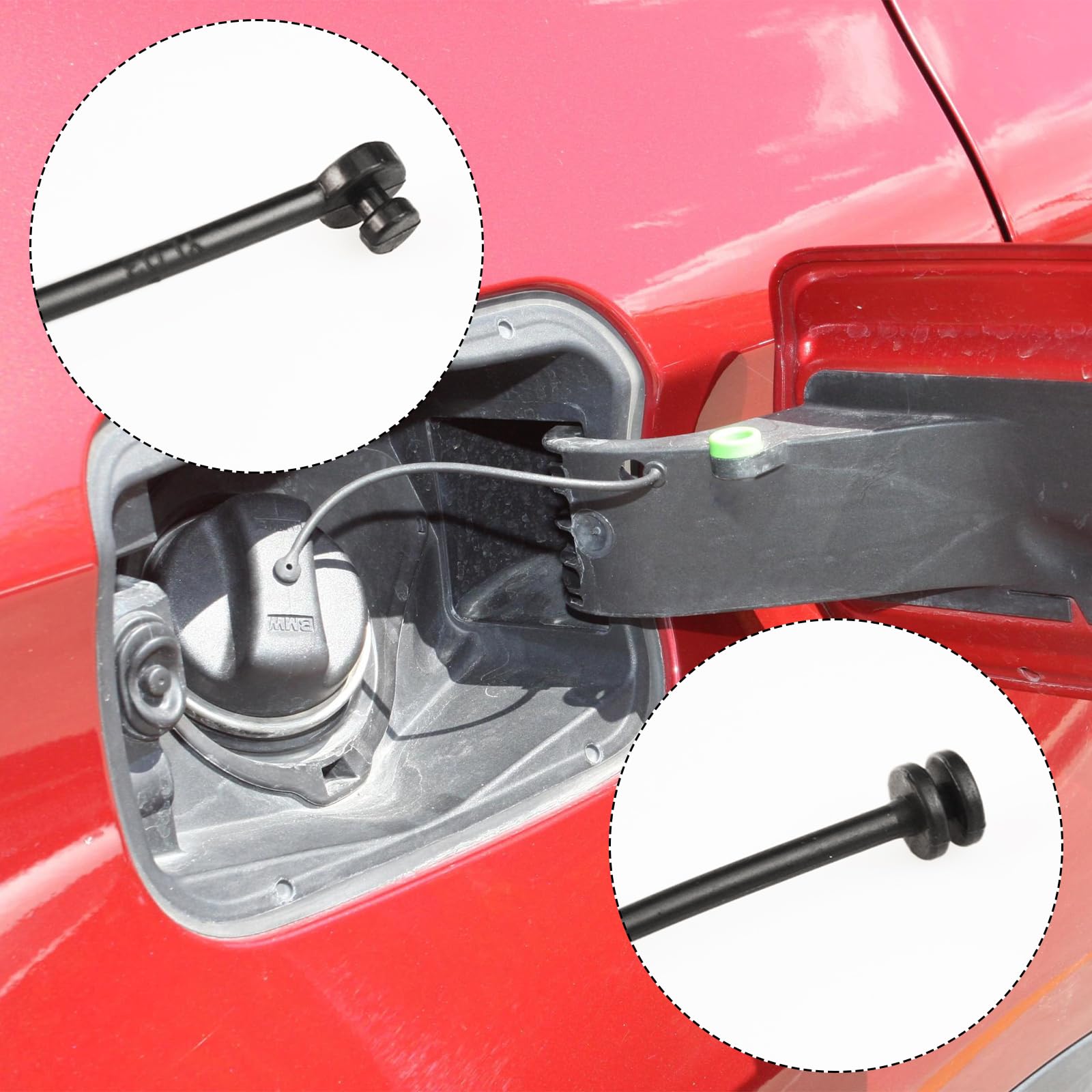 Anti-lost Fuel Cap Joyzan Fuel Cap Tether - Universal Gas Tank Cap  Retaining Strap Replacement Wire Caps