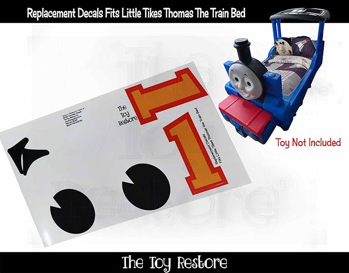 Calcomanías de Repuesto para Cama Tren Thomas Little Tikes miniatura 2