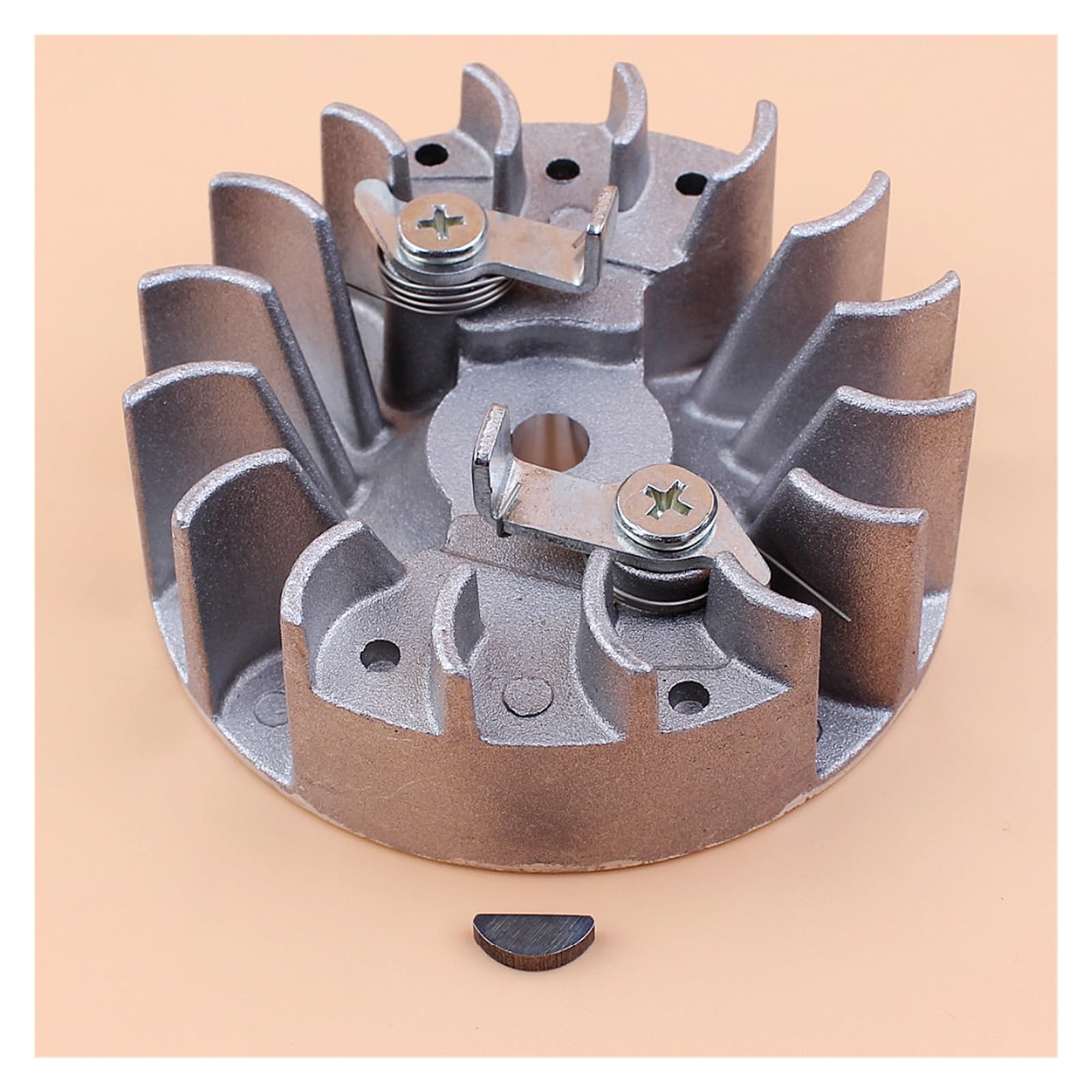 1 Juego de trinquetes de arranque de volante, llave Woodruff for H 142 142E 137 137E, piezas de repuesto de motosierra de arranque fácil 530059637