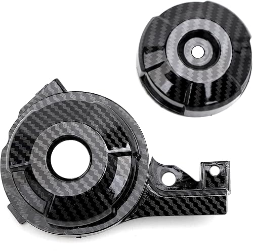 Miniatura 2 de Mokuo Cubierta redonda de la cerradura de la fibra de carbono de la motocicleta para Honda Grom Msx125 SF 2013-2016 Carenados Kit piezas