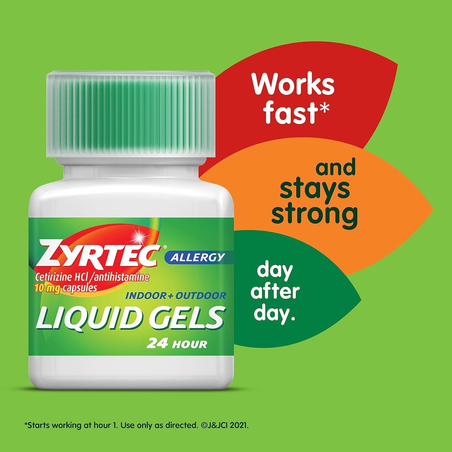 Zyrtec Allergy Liqcp 40 ct (Pack of 3)