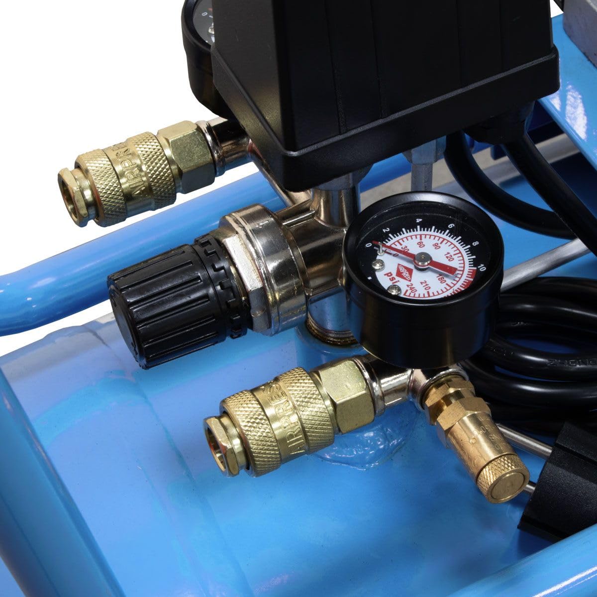 AIRPRESS - Compresor de aire de dos pistones HL 340-90 10 bar 3 CV / 2,2 kW 272 l/min 90 litros