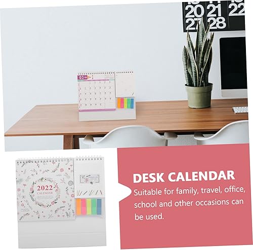 Miniatura 8 de MAGICLULU Calendario de 2 piezas 2022, calendario de Adviento Maquillaje 2022, calendario mensual de escritorio, calendario de pared, calendario