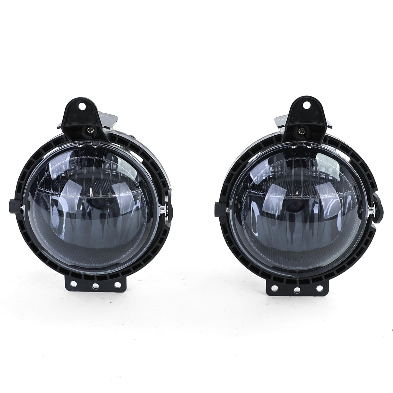 Carparts-Online Klarglas Nebelscheinwerfer Schwarz Smoke für Mini R55 R56 R57 R58 R59 06-13