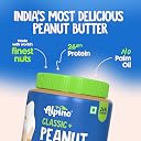 Alpino Classic Peanut Butter Crunch 1 KG | 90% Roasted Peanuts | High Protein Peanut Butter Crunchy | Gluten-Free gallery image