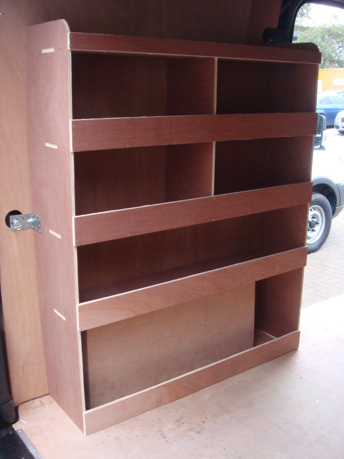 Plyline Northeast Ltd Flat Packed Van Shelving Racking To Fit Peugeot Boxer Mwb L2 Plywood System Tool Storage Unit Ns