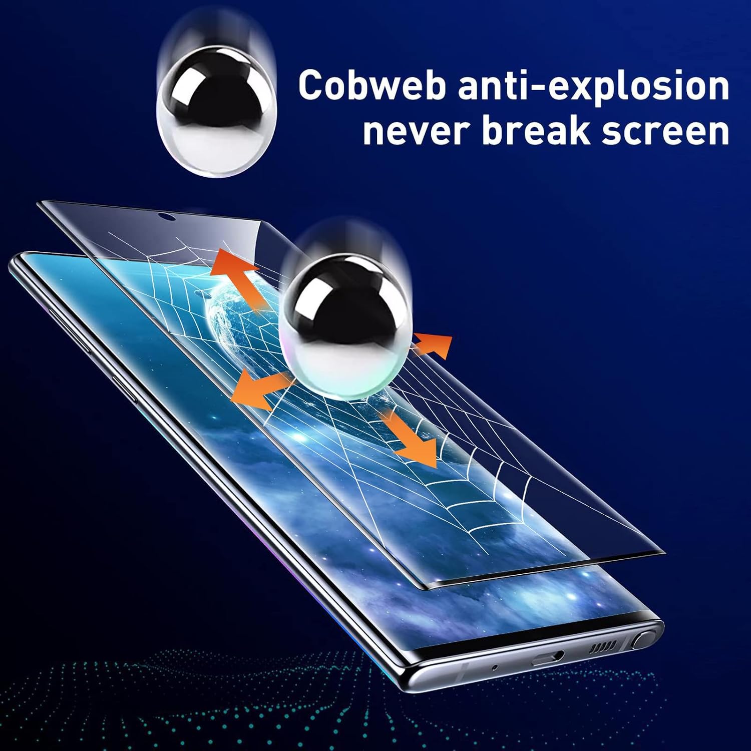 Coliary [2+2 Pack]Galaxy S21 Ultra Screen Protector, HD Clear Tempered Glass, Ultrasonic Fingerprint Support, 3D Curved, Scratch Resistant, Bubble-Free for Galaxy S21 Ultra 5G Glass Screen Protector