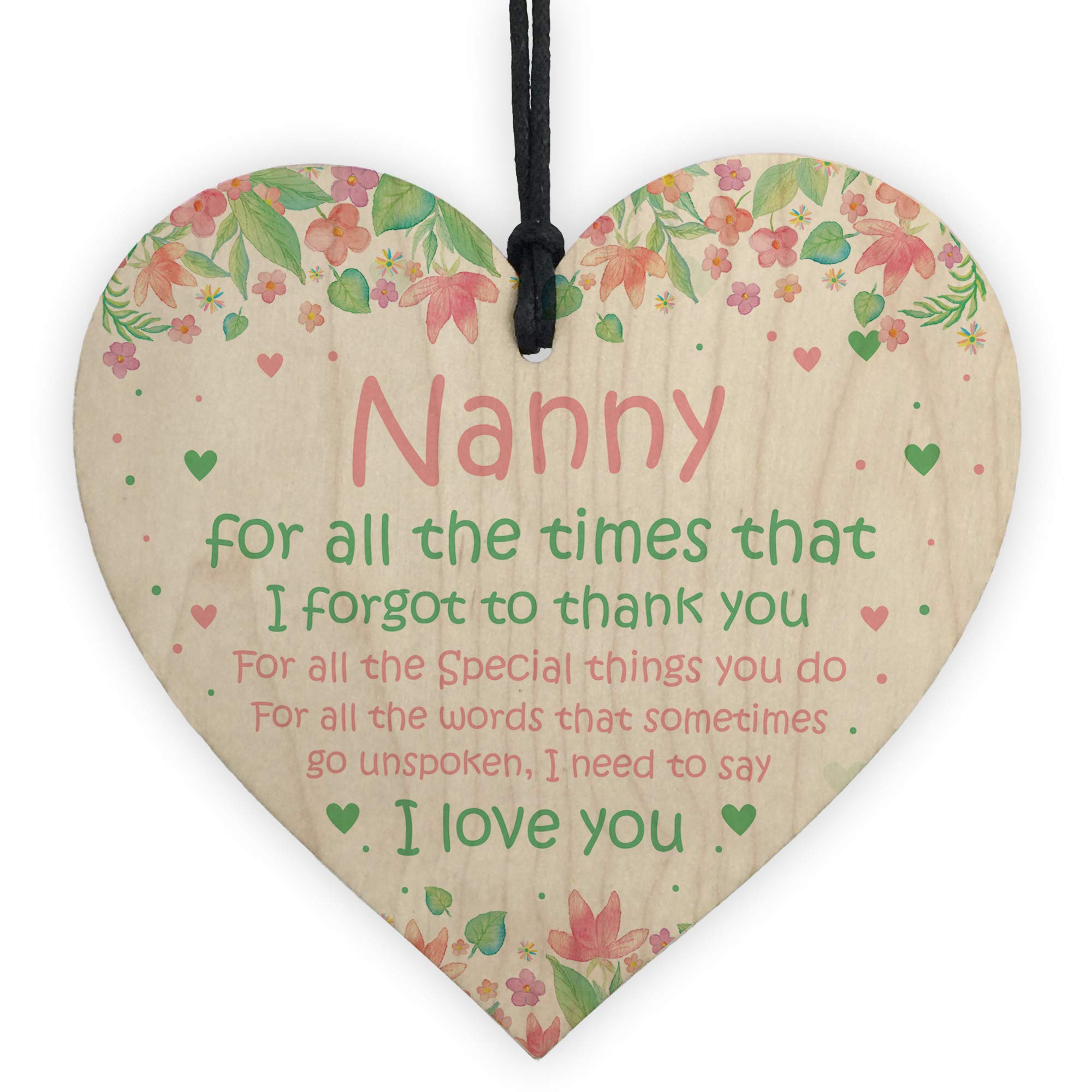 RED OCEAN Personalised Gift For Nan Nanny Nana Nanna Birthday From Grandchildren