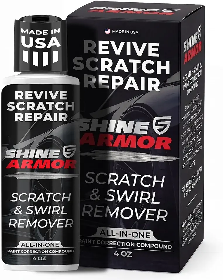 SHINE ARMOR Removedor de arranhões para carro, proteção e removedor de redemoinhos, 113 g