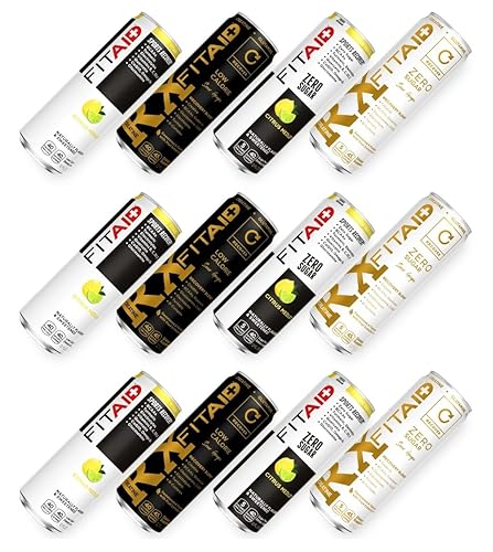FITAID Post-Workout Recovery Drink Variety Sampler Pack, No Artificial Flavors