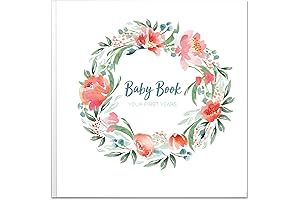 Peachly Baby Girl Keepsake Memory Book: The Bloom of Her First Five Years